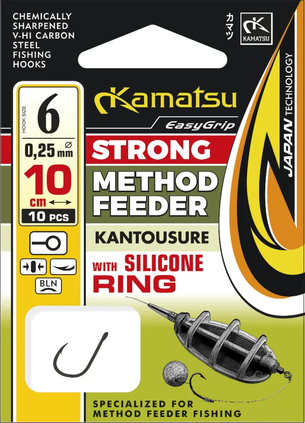 KAMATSU Method Feeder Strong Kantousure 8 with Silicone Ring