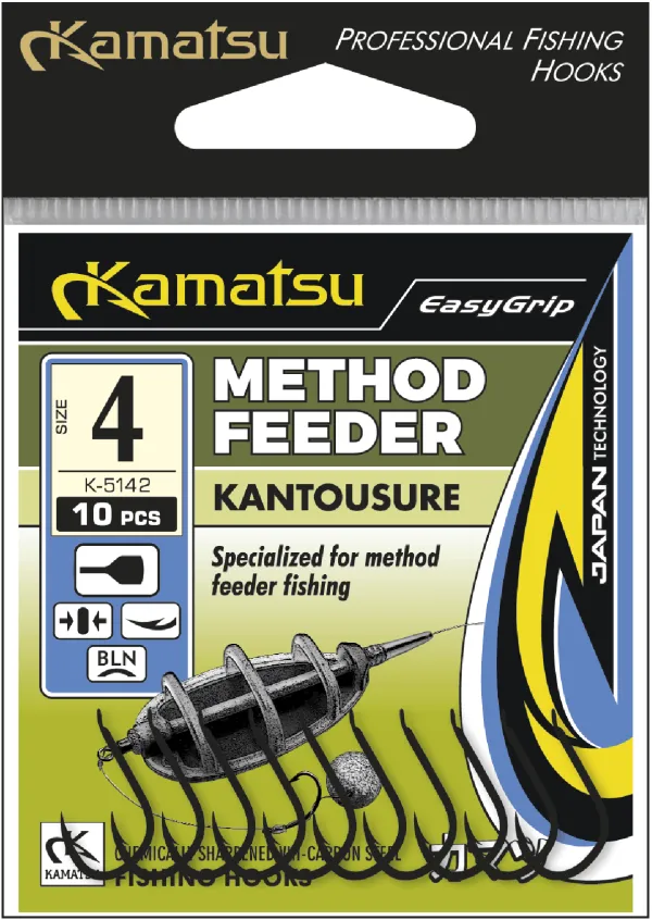 KAMATSU Kamatsu Kantousure Method Feeder 4 Black Nickel Flatted
