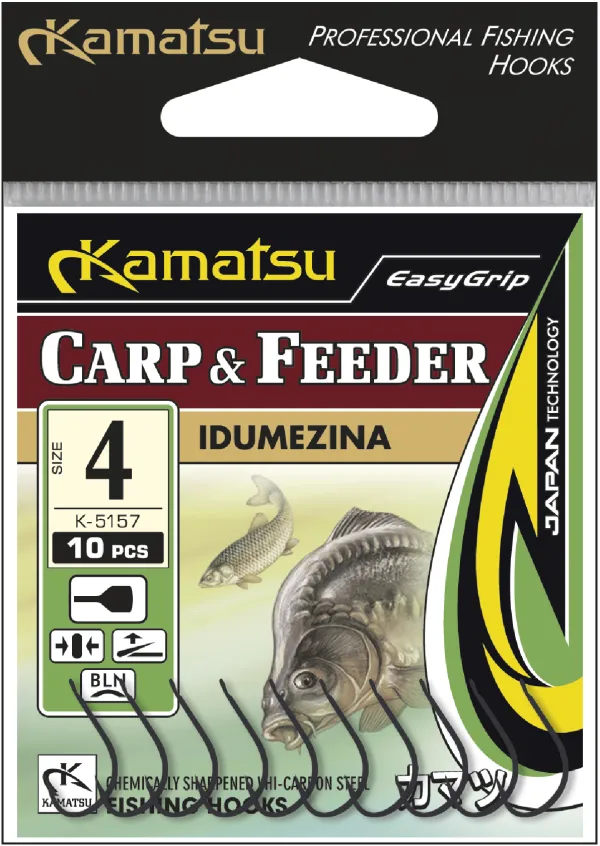 KAMATSU Kamatsu Idumezina Carp & Feeder 1 Black Nickel Flatted