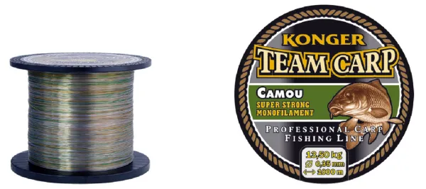 KONGER Team Carp Camou 0.25mm/1000m