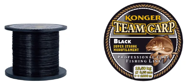 KONGER Team Carp Black 0.25mm/600m