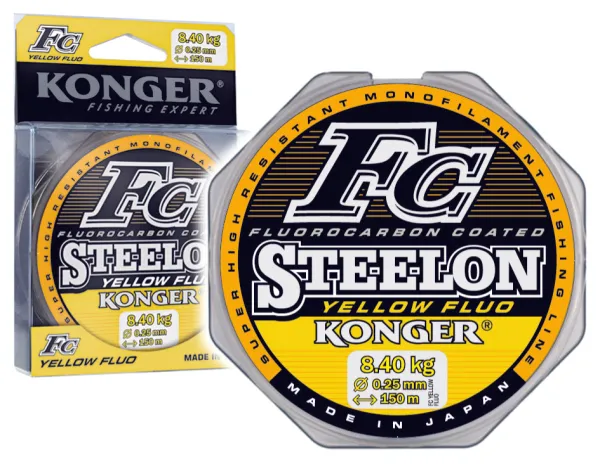 KONGER Steelon FC Yellow Fluo 0.18mm/150m