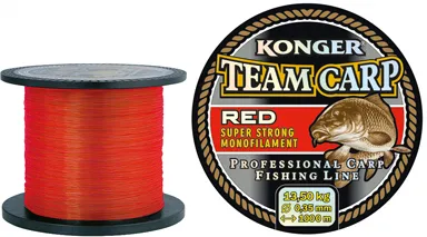 KONGER Team Carp Color Red 0.20mm/1000m