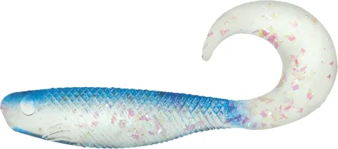 KONGER Shad Grub 6.4cm Mylar blue