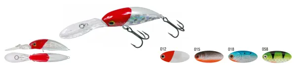 KAMATSU Sharp Shad 45F Red Head Holo