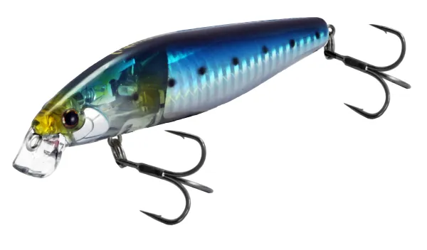 KAMATSU Flash Minnow 99F Spotted Blue Holo