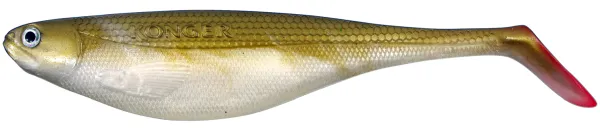 KONGER Flat Shad 12.5cm Olive Roach