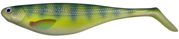 KONGER Flat Shad 12.5cm Olive Perch