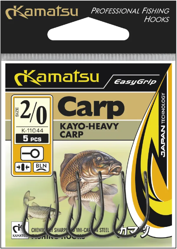 KAMATSU Kamatsu Kayo Heavy Carp 2/0 Black Ringed