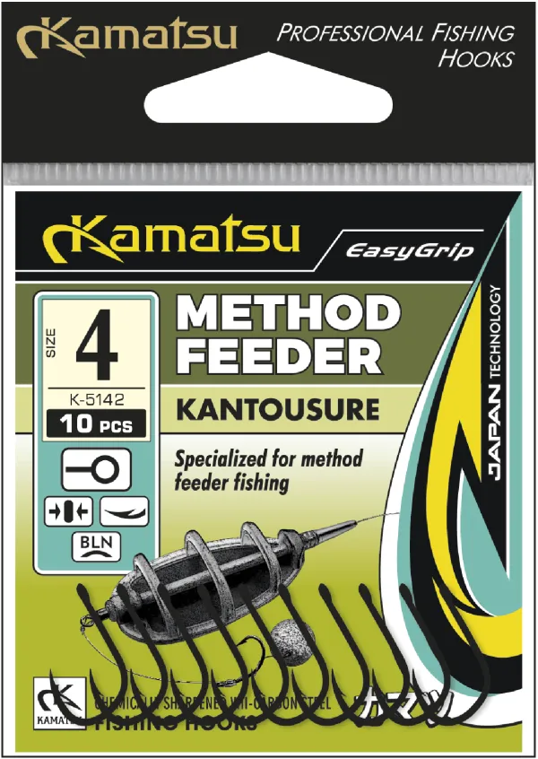 KAMATSU Kamatsu Kantousure Method Feeder 4 Black Nickel Ringed