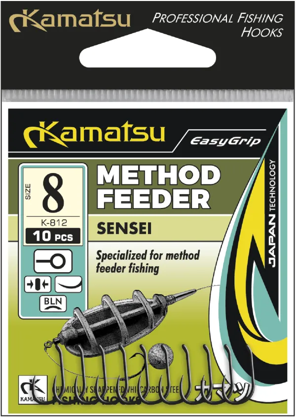 KAMATSU Kamatsu Method Feeder Sensei 14 Black Nickel Ringed