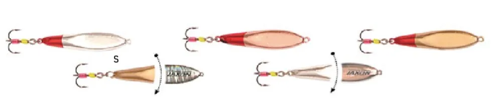 JAXON ICE JIG LURE JDC 35mm 4,0g MIX