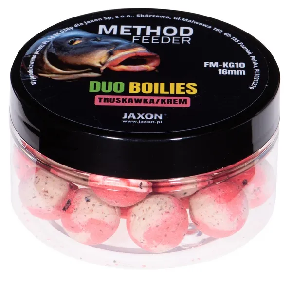 JAXON DUO-BOILIES METHOD FEEDER STRAWBERRY/CREAM 5x40g 16mm