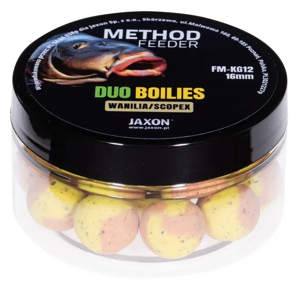 JAXON DUO-BOILIES METHOD FEEDER VANILLA/SCOPEX 5x40g 16mm